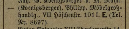 phillipp-koenigsberger-from-1915-breslau-addressbuch